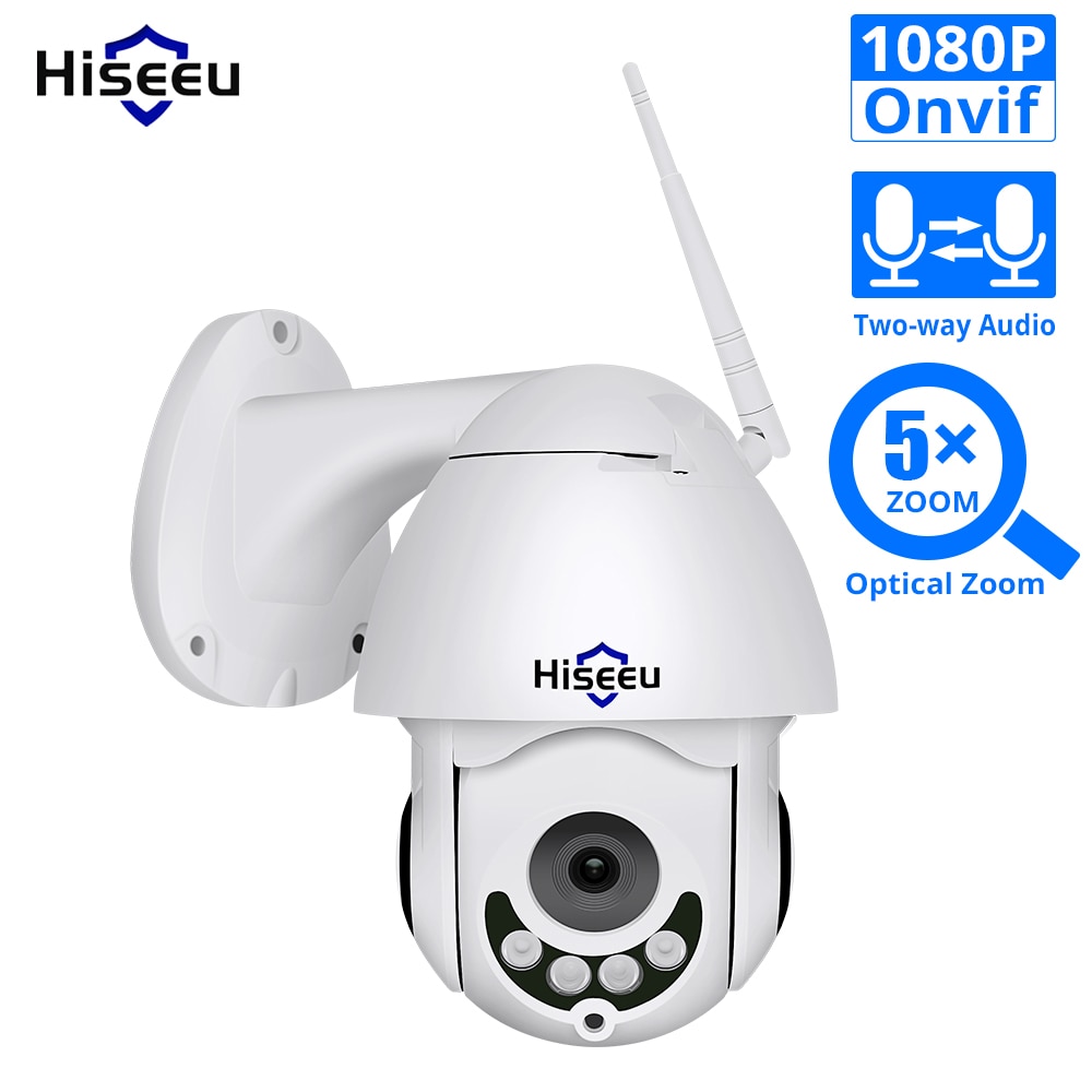 1080P WIFI IP Camera PTZ 5X Optical Zoom Speed Dome ONVIF CCTV