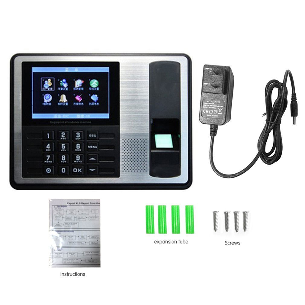 A7 4.3-Inch TFT Color Screen Fingerprint Recorder Free-software Roll Machine